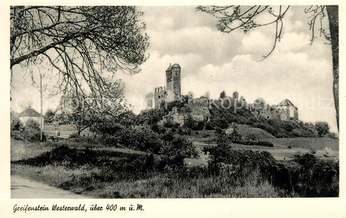 Greifenstein Hessen Burgruine Westerwald