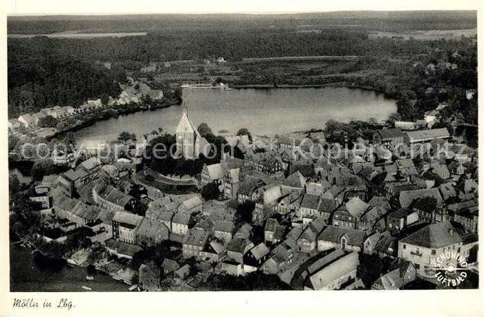 Moelln Lauenburg Naturpark Lauenburgische Seen Fliegeraufnahme