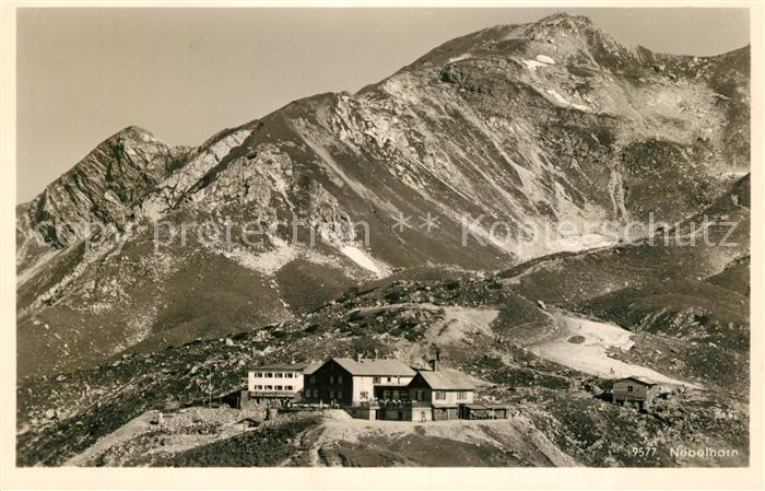 Nebelhorn Edmund Probst Haus Berghaus Allgaeuer Alpen