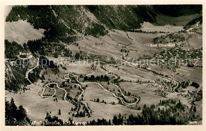 Oberjoch Passstrasse Hindelang Oberjoch Hochallgaeu Fliegeraufnahme