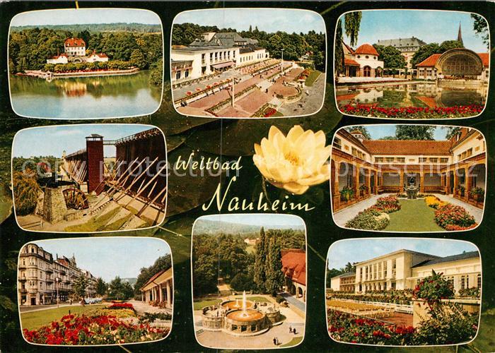 Bad Nauheim Teilansichten Kurort Kurhaus Gradierwerk Konzertpavillon