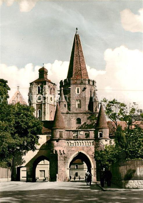 Ingolstadt Donau Liebfrauenmuenster Gotisches Kreuz Wahrzeichen Altstadt