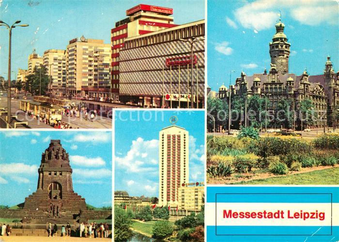 LEIPZIG Sachsen Richard Wagner Strasse Rathaus Voelkerschlachtdenkmal Wohnhochha
