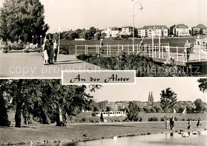 Hamburg Partie an der Alster