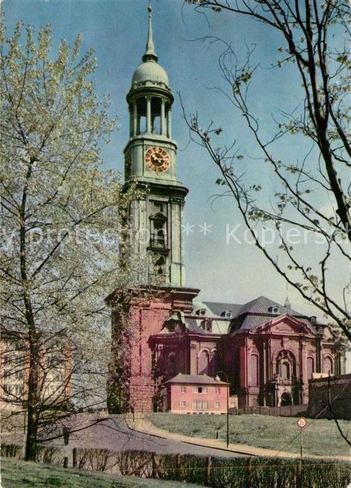 Hamburg St Michaeliskirche Der Michel Wahrzeichen