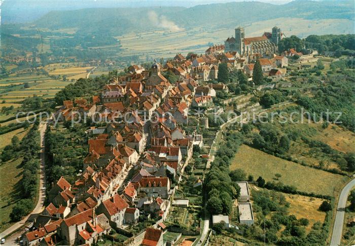 Vezelay Vue aerienne