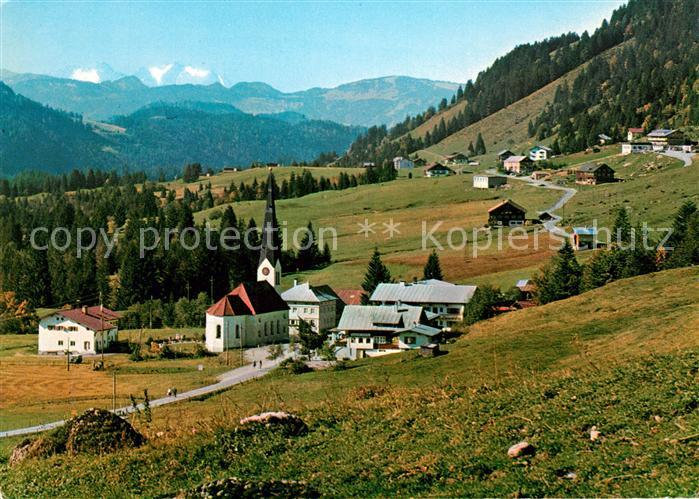 Balderschwang Panorama Passstrasse Alpen