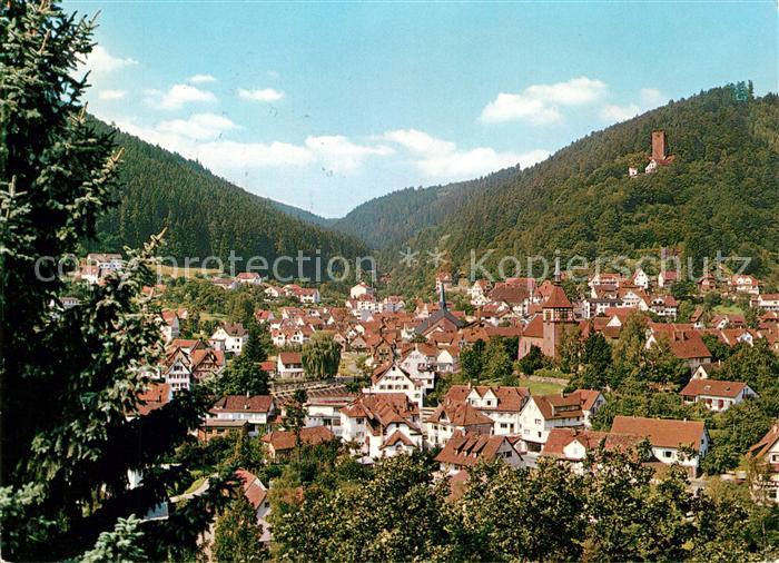 Bad Liebenzell Stadtpanorama Kurort im Schwarzwald