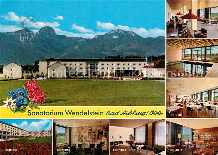 Bad Aibling Sanatorium Wendelstein Innenansichten Alpen