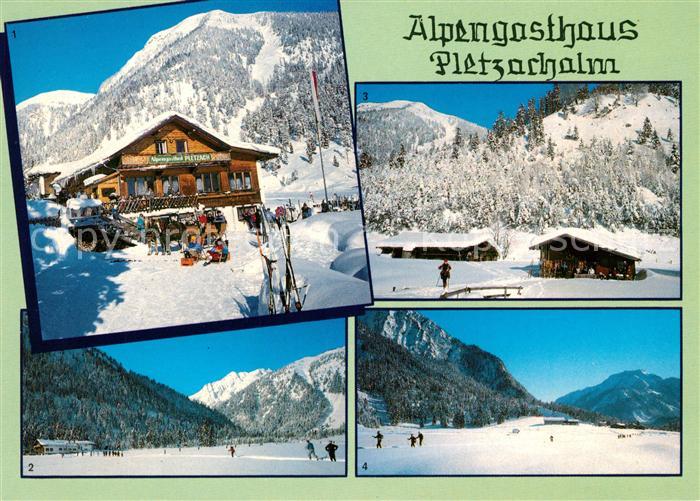 Pertisau Achensee Alpengasthaus Pletzachalm Wintersportplatz Alpen