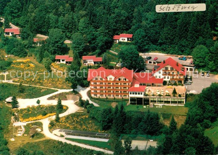 Schoefweg Sporthotel und Feriendorf Sonnenwald Bayerischer Wald Fliegeraufnahme