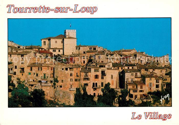 Tourrettes sur Loup Le Village au crepuscule Cote d Azur