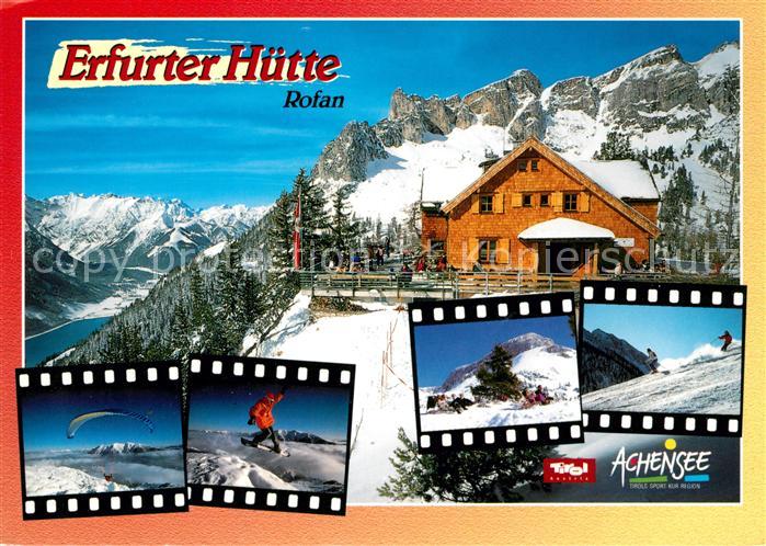 Maurach Achensee Erfurter Huette Wintersportplatz Alpen