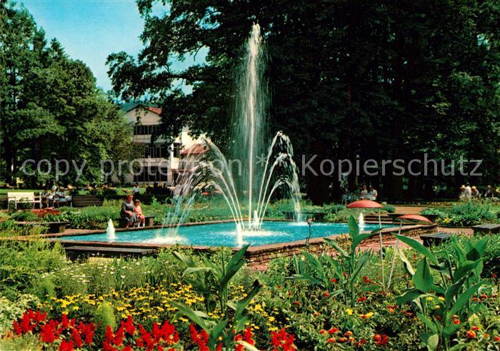 Bad Driburg Fontaene im Kurpark