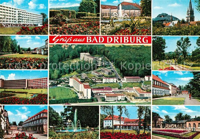 Bad Driburg Teilansichten Kurort im Eggegebirge am Teutoburger Wald Fliegeraufna
