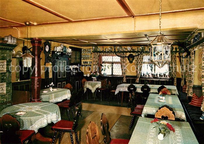 Grossholzleute Gaststaette aus 15. Jhdt. Gaststube