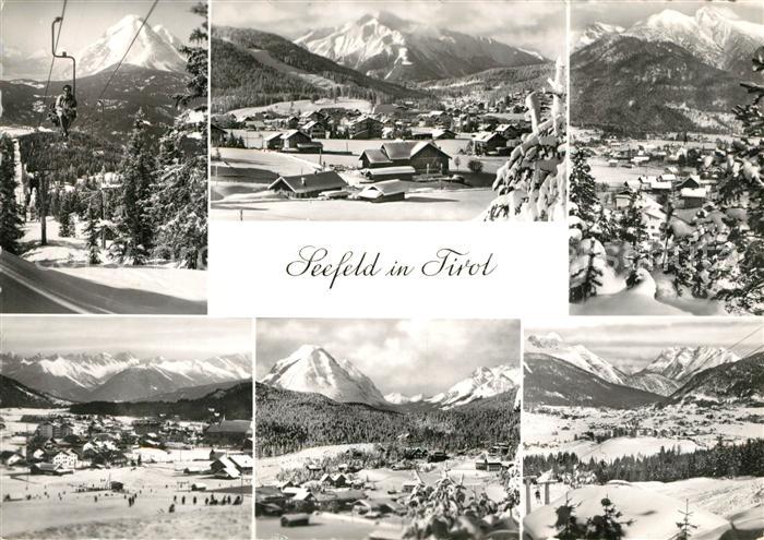 Seefeld Tirol Panorama Wintersportplatz Alpen