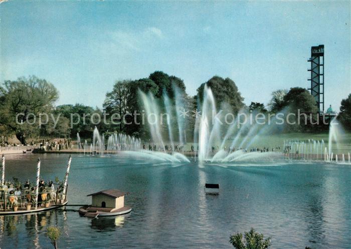Hamburg Wasserspiele im Ausstellungspark Planten und Blomen