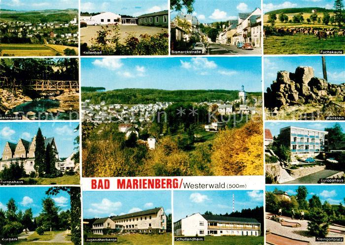 Bad Marienberg Teilansichten Kurort im Westerwald