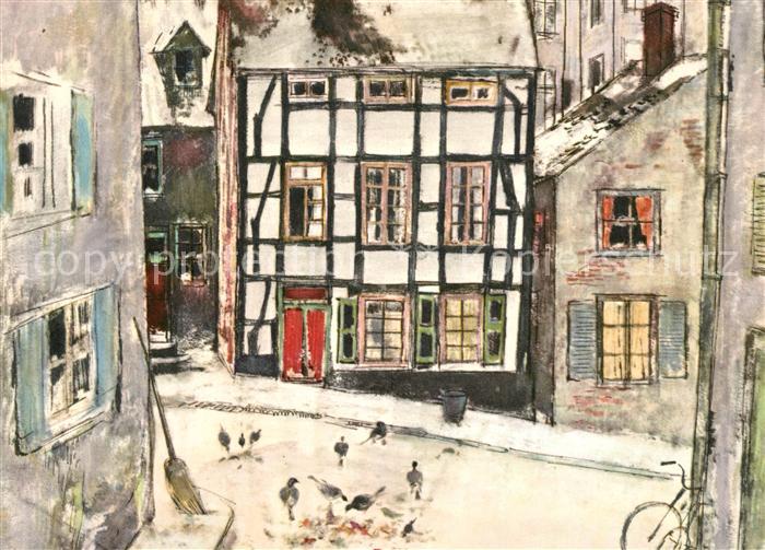 Essen Ruhr Strassenszenerie im Stadtteil Steele Serie Das Ruhrgebiet 12 Bildkart