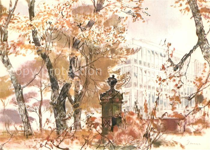 Bochum Hauptverwaltung der BV Aral AG Grabstaette Carl Arnold Kortum Serie Das R