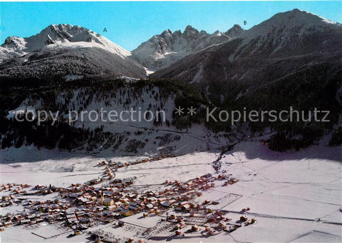 Axams Austragungsgebiet der IX. Olympische Winterspiele Fliegeraufnahme