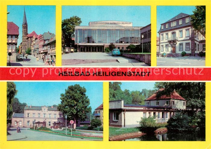 Heilbad Heiligenstadt Am Berge Kirche Kreiskulturhaus Rathaus Bahnhof Kneippbad