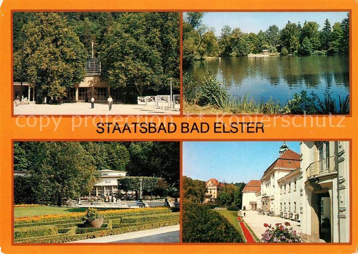 Bad Elster Marienquelle Gondelteich Badecafe Badehaus