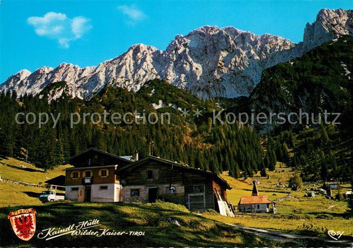 Kufstein Tirol Kaindl Huette Berghuette Kaisergebirge