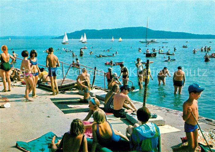 Balatonfuered Strand am Plattensee