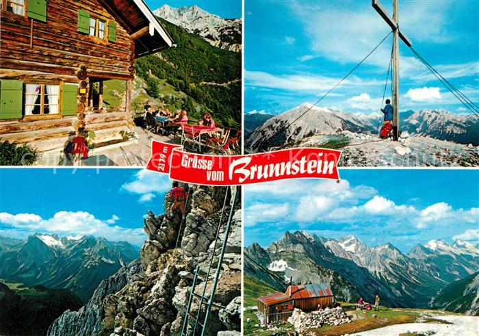 Karwendel Brunnsteinhuette Mittenwalder Hoehenweg Tirolerhuette