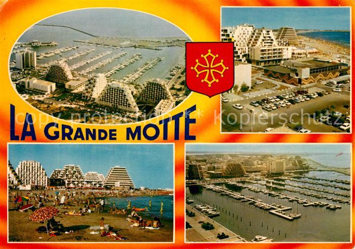 La Grande-Motte Vue aerienne Hotels Plage Port
