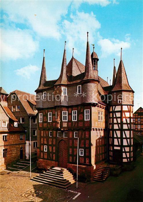 Frankenberg Eder 10tuermiges Rathaus Fachwerkhaus Altstadt