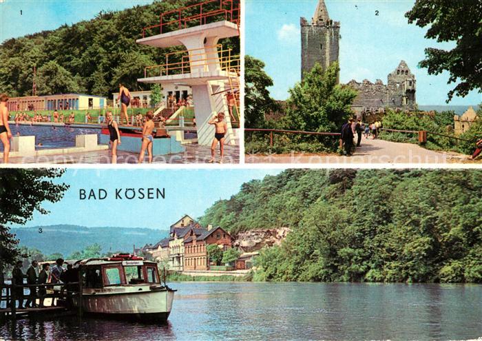 Bad Koesen Rudelsburg Freibad Dampferanlegestelle