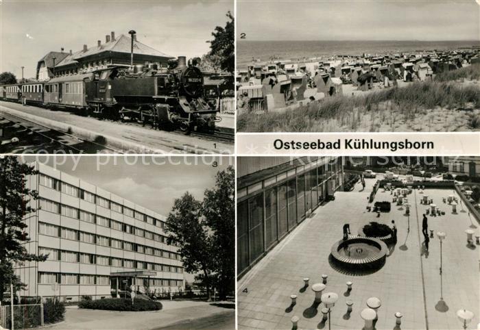 Kuehlungsborn Ostseebad Molli Strand FDGB Ferienheim Ernst Grube Terrasse
