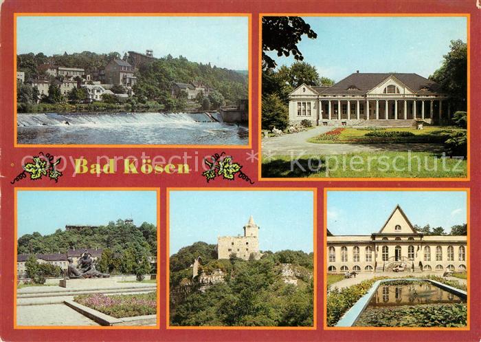 Bad Koesen Kurmittelhaus Badehaus Saalewehr Rudelsburg