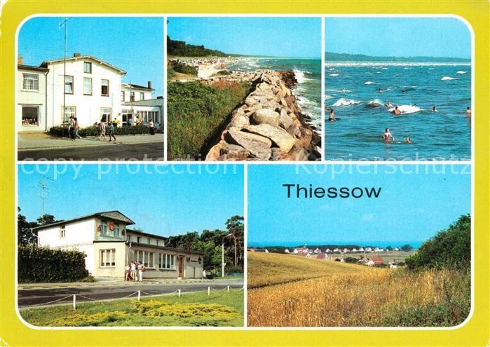 Thiessow Ostseebad Ruegen Erholungsheim Max Dreyer Gaststaette Fischerklause Lot