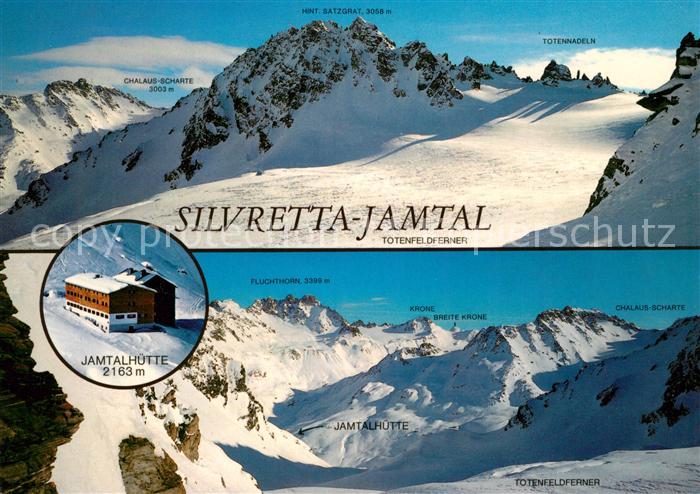 Silvretta-Hochalpenstrasse Jamtalhuette Totenfeldferner Fluchthorn