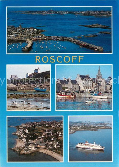 Roscoff Gare maritime plage Roch Kroum