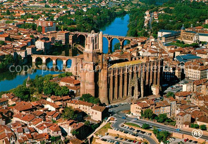 Albi Tarn Fliegeraufnahme Basilique Ste Cecile