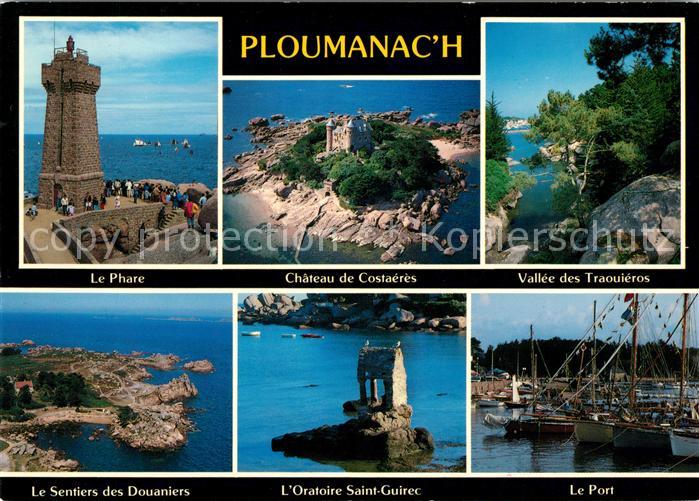 Ploumanac h Phare Chateau de Costaeres Port Oratoire Saint-Guirec