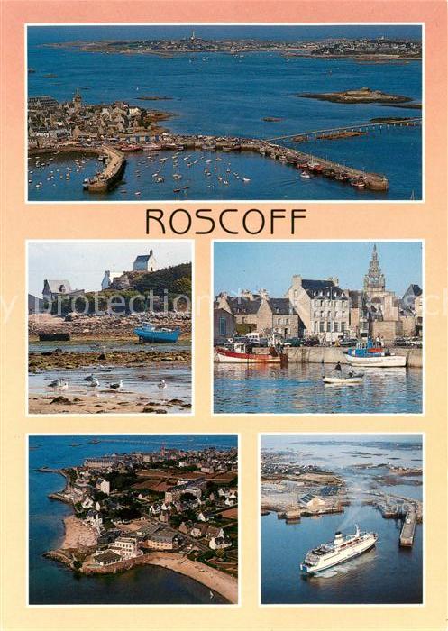 Roscoff Gare maritime plage Roch Kroum