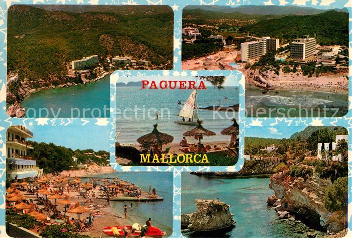 Paguera Mallorca Islas Baleares Fliegeraufnahme Strand
