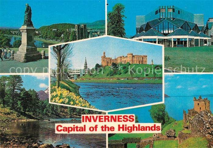 Inverness Highland Flora MacDonald Statue Eden Court Theatre