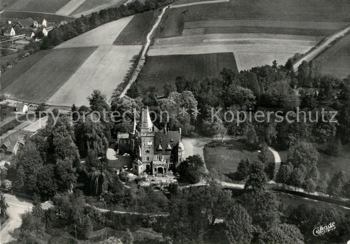 Zueschen Fritzlar Fliegeraufnahme Park-Cafe Schloss Garvensburg