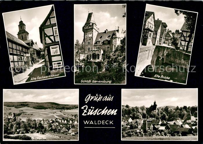 Zueschen Sauerland Alte Bruecke Schloss Garvensburg