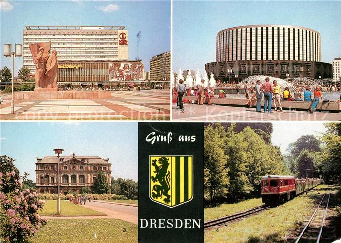 Dresden Interhotel Bastei Filmtheater Prager Strasse