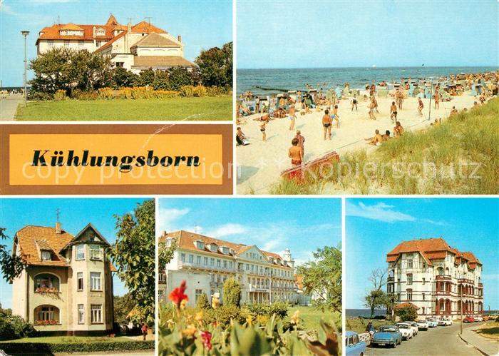 Kuehlungsborn Ostseebad Haus Georgine Schloss am Meer Erholungsheim Georgi Dimit