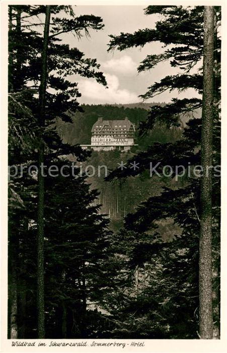 Wildbad Schwarzwald Sommerberg Hotel