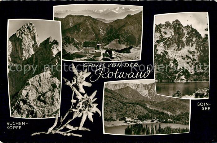 Schliersee Ruchenkoepfe Rotwand Soinsee